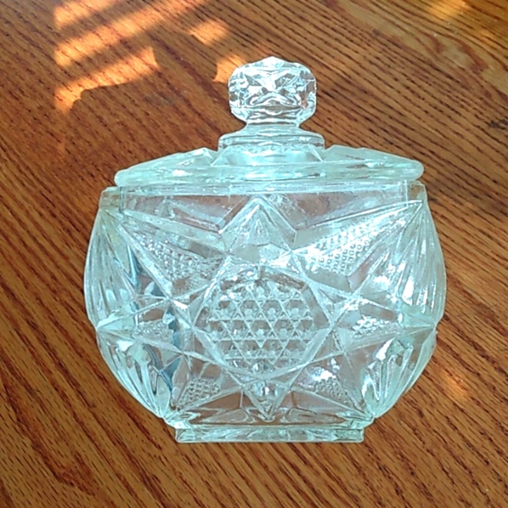 Vintage Lead Crystal Candy Dish